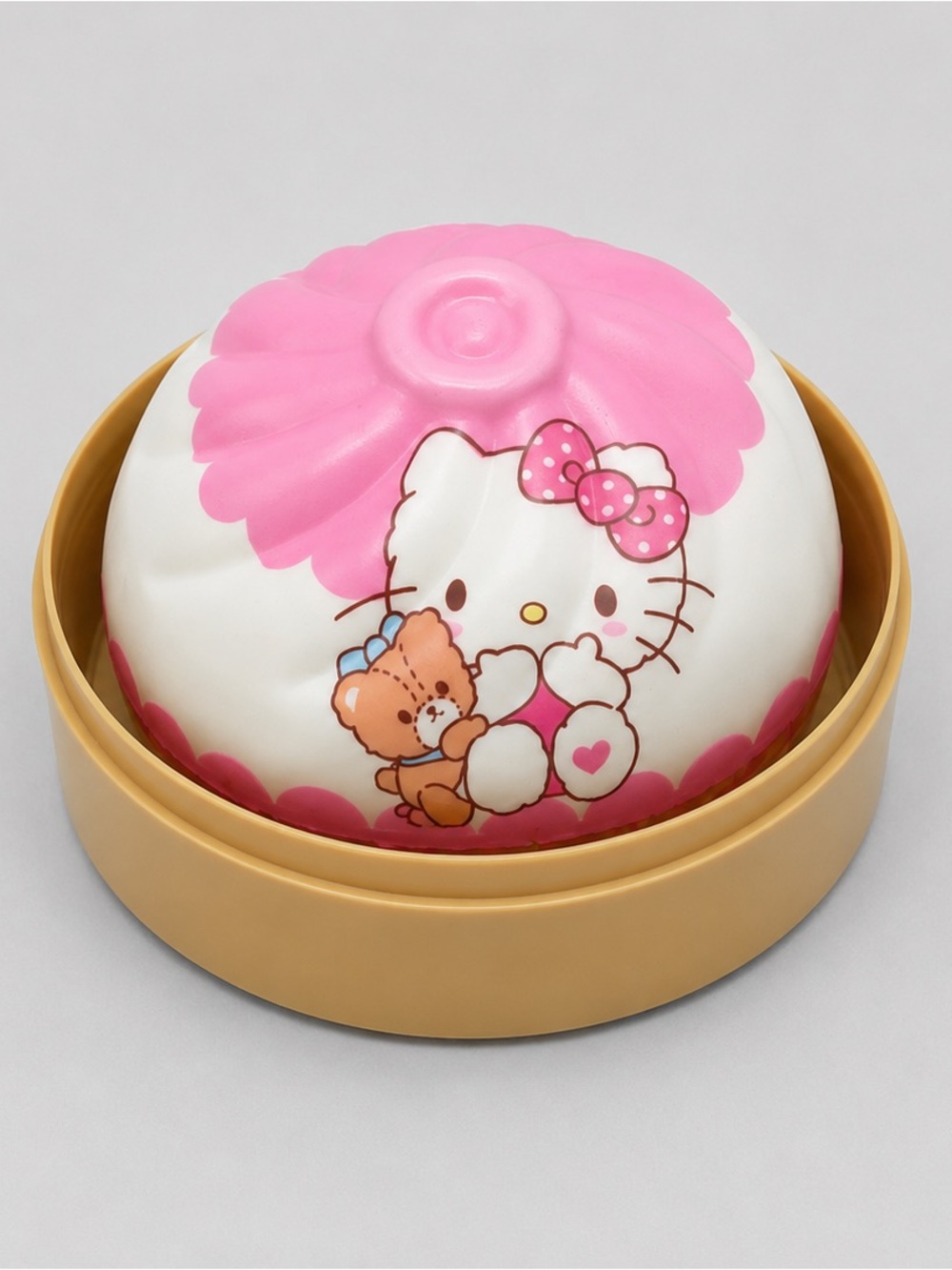 Hello Kitty Dumpling Foam Squishy Toy – Slow Rise Stress Relief Collectible